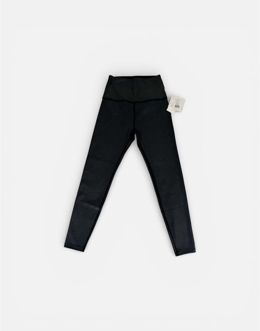 Beyond Yoga Glossy High Waisted Leggings in Black Foil size M